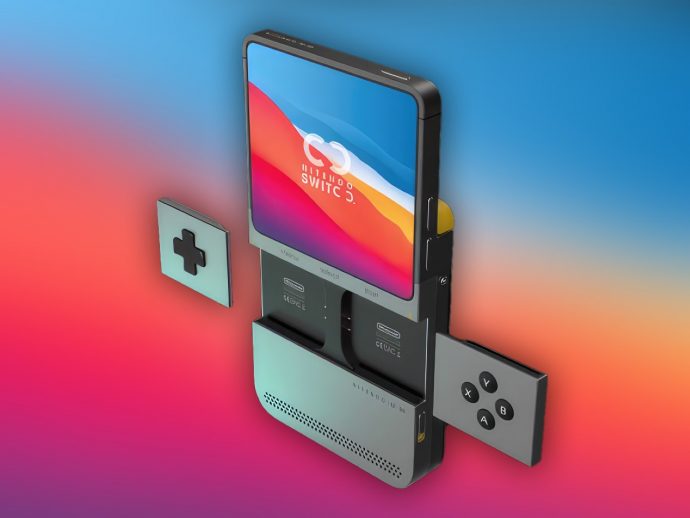 Game Boy-inspired Nintendo Switch Console Features Unique Tiny Swappable Joy-Cons