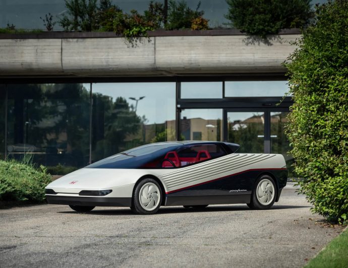 Honda HP-X Concept revived after forty years has the signature wedge-shape and futuristic vibe