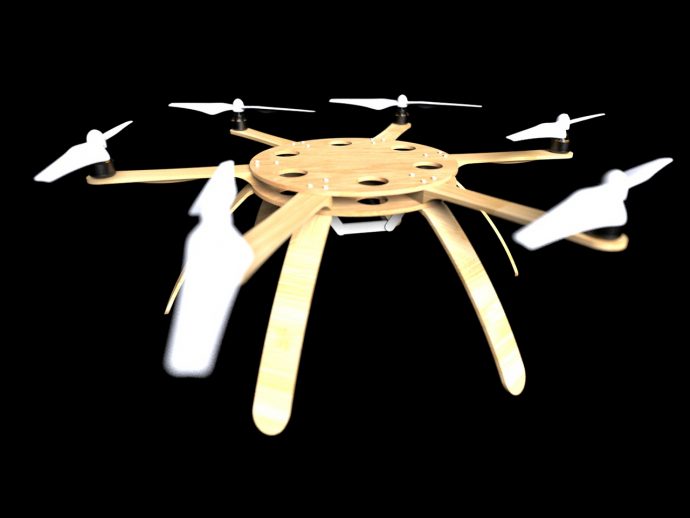 Bamboo drone explores a more sustainable way to fly and deliver things