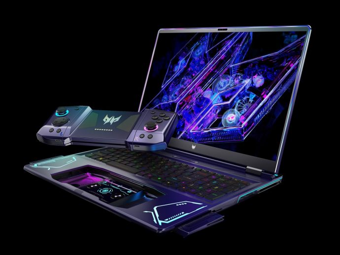 Acer Project DualPlay Laptop Concept puts a unique twist to gaming on the go