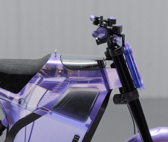 DAB Motors unveils Transparent E-bike inspired by Retro Gaming Consoles like the Nintendo 64