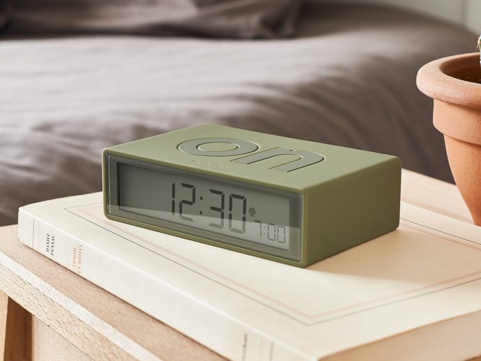 Minimalist alarm clock offers a simple yet delightful way to control it