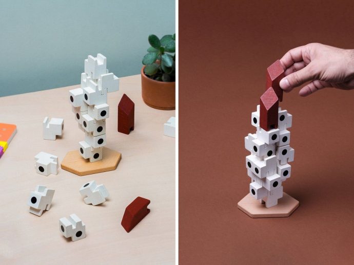 Your Chance To Make Your Own Version Of Tokyo’s iconic Nakagin Capsule Tower With This Wooden Block Set