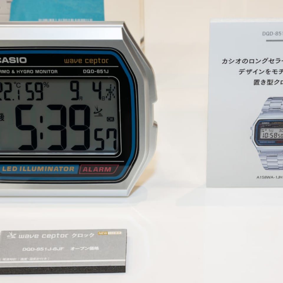 Casio's A158 Watch Now a Retro Desk Clock You Need - Yanko Design