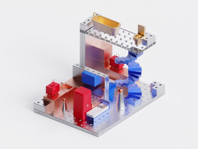 LEGO-like modular dollhouse lets you build the miniature home of your dreams