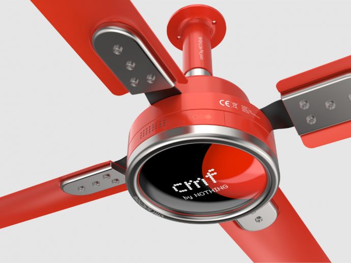 Smart ceiling fan concept takes its design cues from a customizable smartphone
