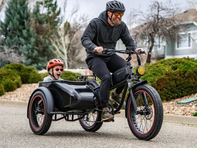 This Electric Cruiser Bike with a Sidecar Will Make You the Coolest Rider on the Road