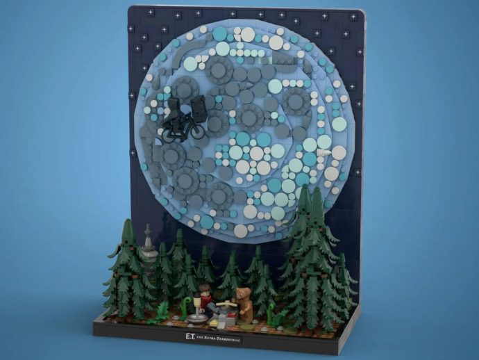 LEGO Meets Spielberg: This 2,204 Brick Fan-made Build Captures the Iconic Scene from E.T.