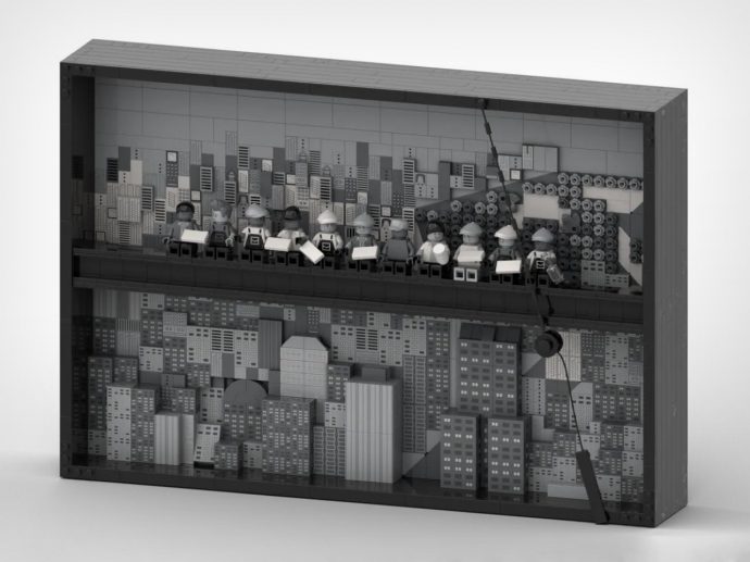 The Iconic “Lunch Atop A Skyscraper” Photograph gets its own Fan-Made LEGO Build