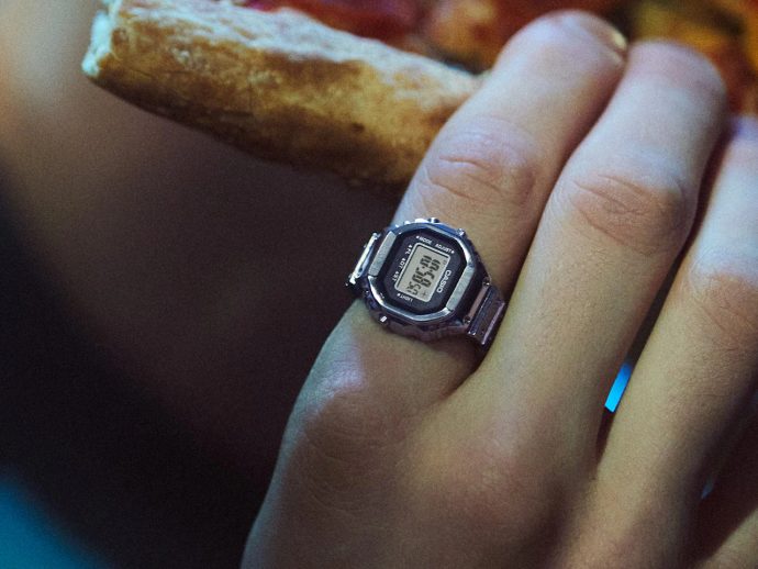 Casio ring watch offers a playful yet practical way to tell the time