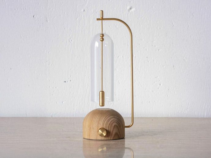 This quaint Indoor Wind Chime automatically rings by sensing outdoor wind speeds