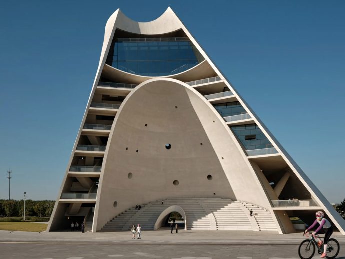 This Unusual Observation Tower Works Just Like A Gigantic Sundial