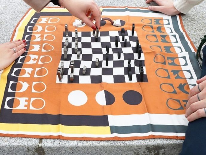 Wearable chess set turns one of the oldest games into a fashion statement