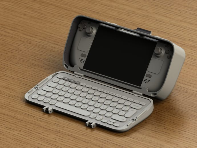 3D printed Steam Deck case transforms handheld gaming PC into a mini laptop
