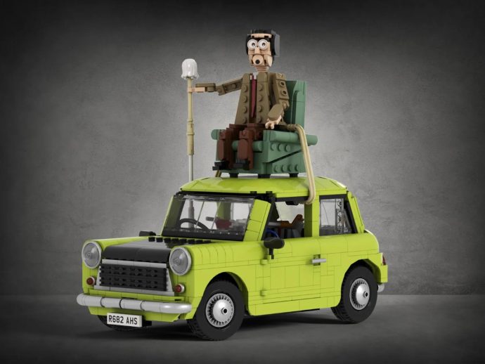 The Absolutely Iconic ‘Mr. Bean Driving A Car’ Moment Gets Recreated Using LEGO Bricks