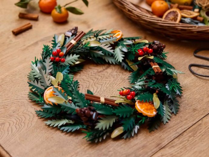 LEGO’s Gorgeous Brick-based Wreath is Easily the Perfect Holiday Centerpiece