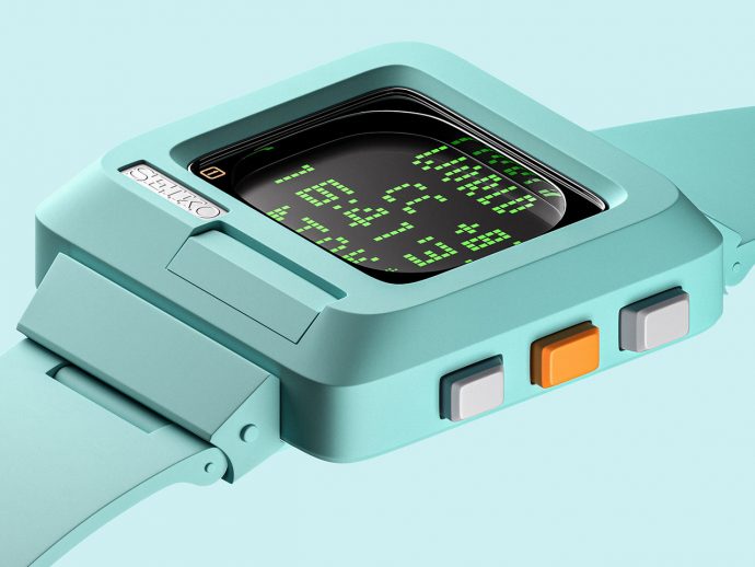 Designer introduces iconic Seiko H-Timetron watch in 3D to the Gen-Z