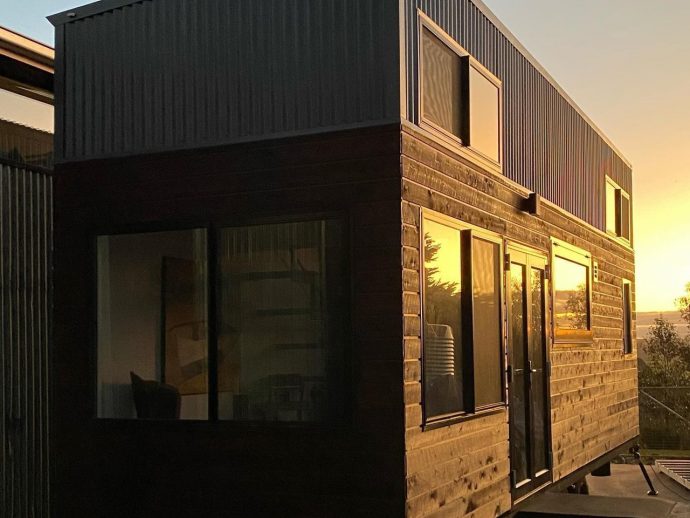 The Little Chateau Is A Dark & Moody Tiny Home With A Masculine Aura For The Modern Gentleman
