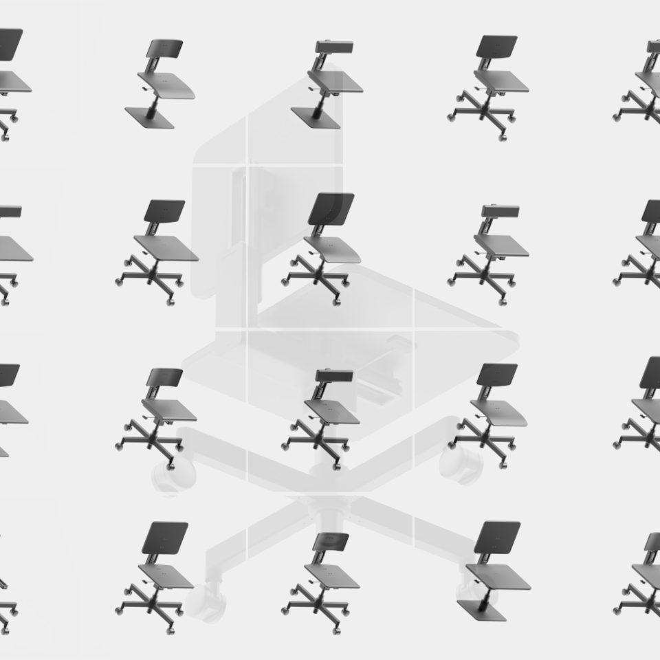 Modular office chair concept lets you define your own sense of