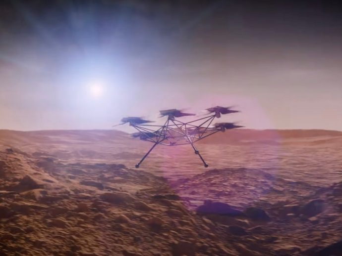 NASA unveils first look at SUV-sized Mars Chopper concept