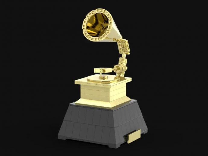 This LEGO Grammy Trophy Replica Turns an Iconic Award into a 207-Brick Collectible