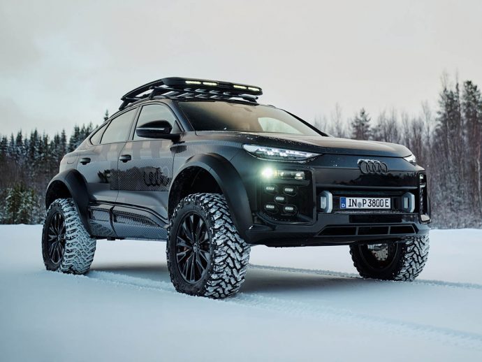 Audi Q6 e-tron Offroad Concept is a broad-shouldered SUV ready for any terrain