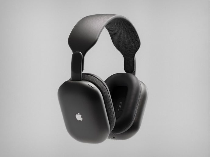 AirPods Max 2 Headphones Concept shows a Refined Design with an Apple Intelligence Button