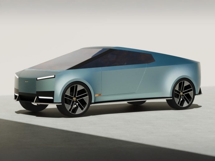 This Jaguar + Cybertruck Mashup Honestly Looks Gorgeous