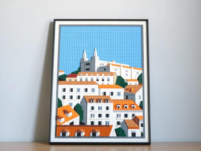 Move Over Eiffel Tower: LEGO’s “Framed Lisbon” is the Gorgeous Brick Decor Your Space Needs