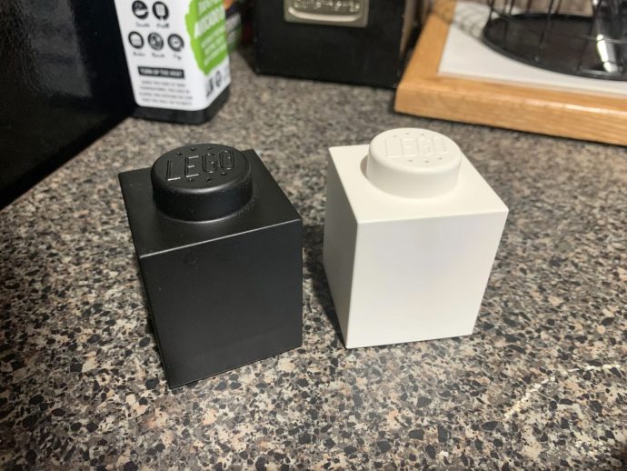 These Adorable LEGO Salt and Pepper Shakers Add Some Stackable Fun To Your Kitchen