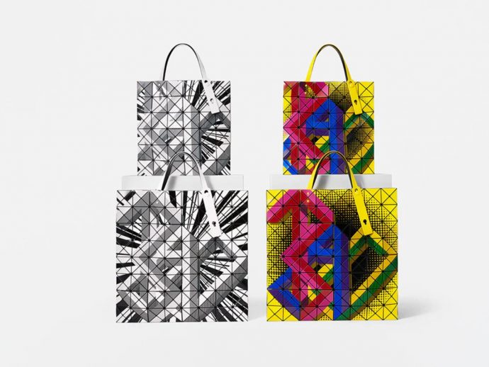Bao Bao Issey Miyake tote bags inspired by Japanese manga and western comics