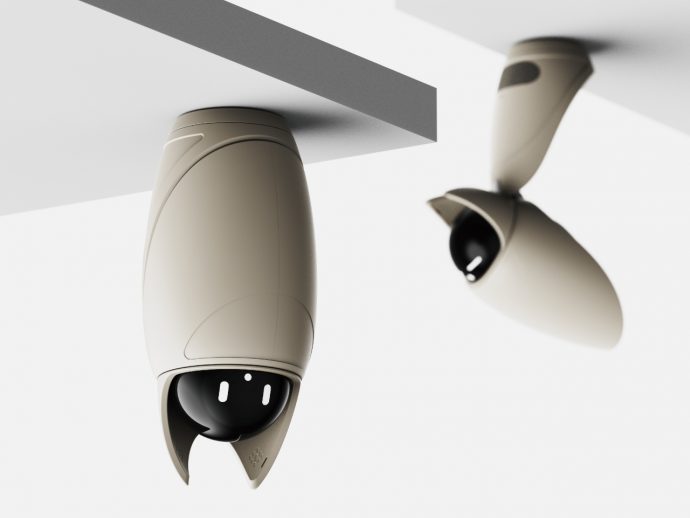 Bat-shaped speaker concept reduces noise to keep you from going batty