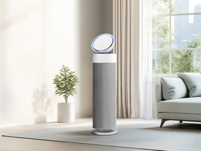 LG PuriCare AeroBooster is a breath of fresh air with its compact and stylish design