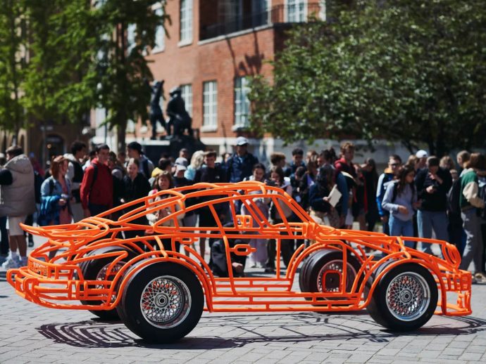 Life-sized Porsche 934 sculpture by Benedict Radcliffe is worthy of a passionate collector’s garage