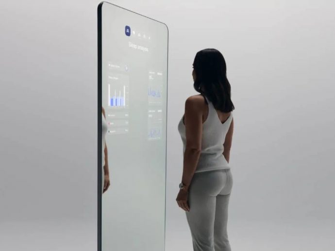 Omnia concept gives you a 360 degree health analysis in a mirror-like device