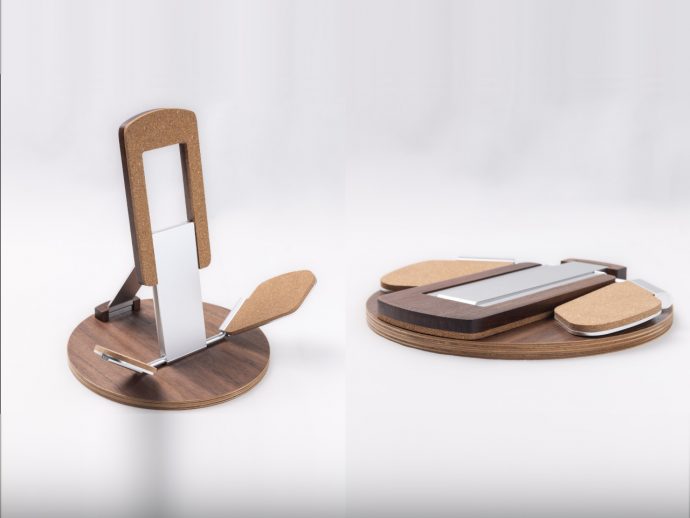Sustainable and collapsible guitar stand lets you set your tone anywhere you go