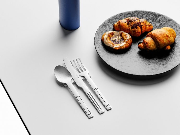 Tactil concept helps visually impaired recognize cutlery easily