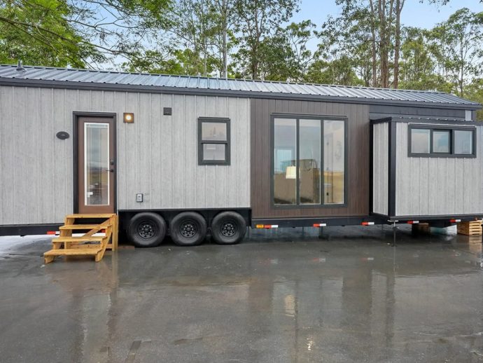 With Three Slide-Out Sections, The Living Space Of This Tiny Home Can Be Remarkably Expanded
