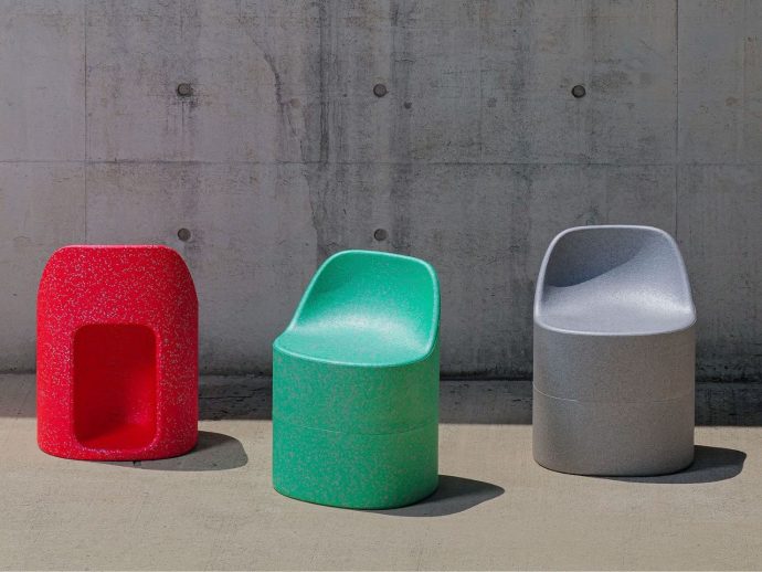 This Styrofoam Chair Transforms Public Spaces With A Stylish, Durable, and Eco-Friendly Seating Solution