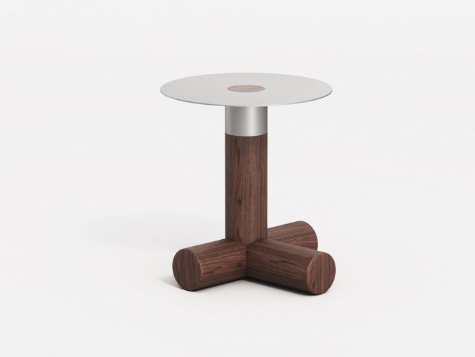 Totem side table brings cute, minimalist, modular concept