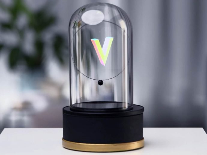Transparent computer inspired by the Pepper’s Ghost illusion has a classic steampunk vibe