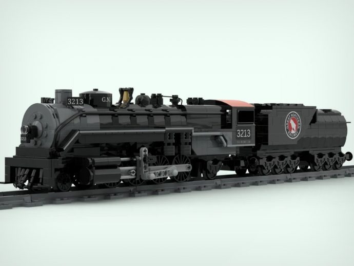 This 1,195-Piece LEGO Train Captures the Power of Classic Mikado Steam Locomotives