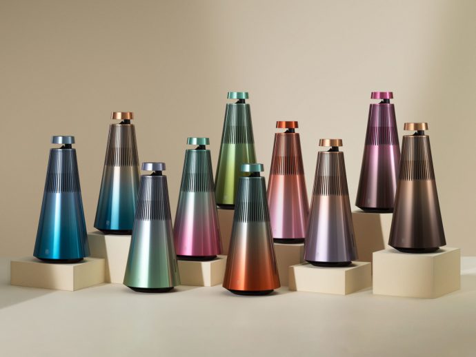 Beosound 2 Gradient Limited Edition speakers give sound emotions you can see