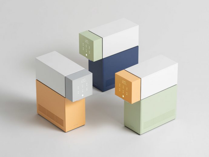 Blocky water purifier concept brings a fun touch of graphic design to your kitchen