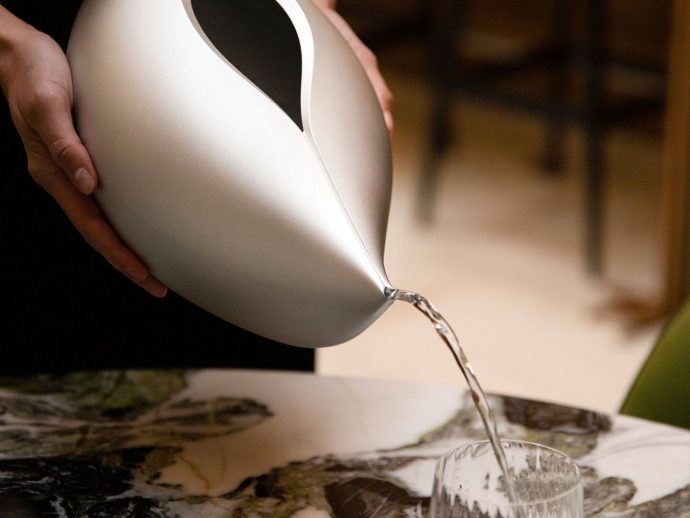 The Vida Water Pitcher Fuses Ancient Rituals with Luxurious Contemporary Elegance