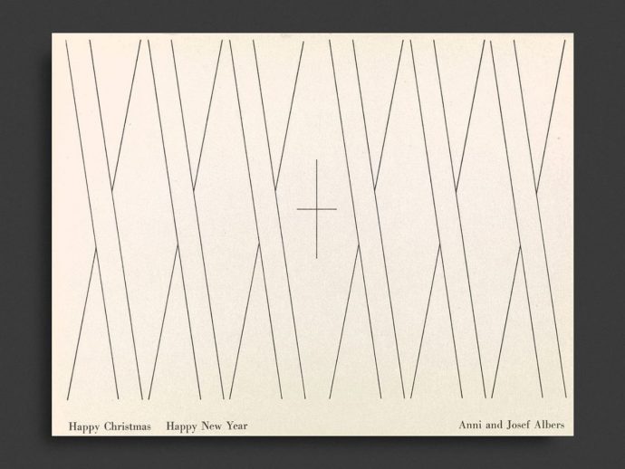 How Bauhaus Legends Josef and Anni Albers Transformed Holiday Cards into Timeless Works of Art