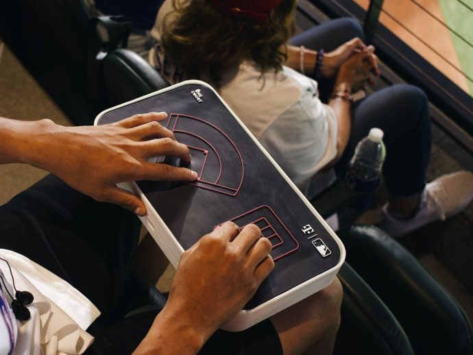Life-changing haptic feedback device is Braille for live sports events