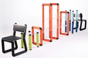 Modular furniture system reimagines cardboard as a high-quality construction material