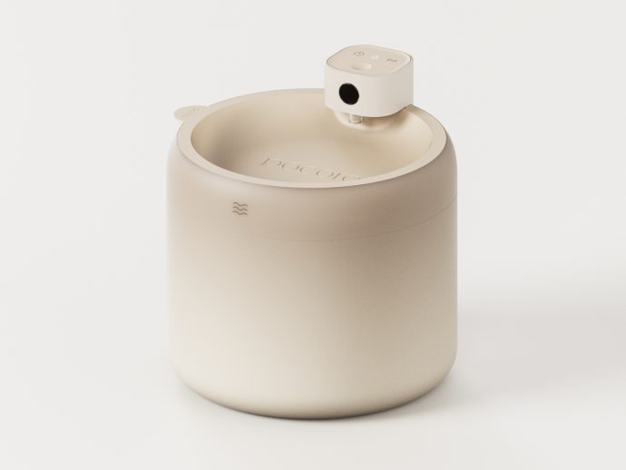 Pet water dispenser concept is as smart and as refined as your feline friend