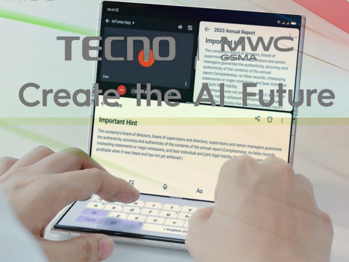 Tri-Fold PHANTOM Ultimate 2 Concept and TECNO’s AI Innovation Take Center Stage at MWC 2025
